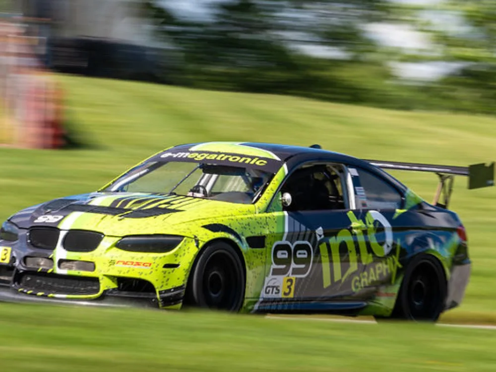 Track-ready BMW M3 with BMW M3 S65 engine build, racing in GTS3 class with full performance upgrades.